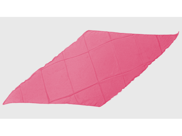 Diamond Cut Silk 24 inch (PINK) by Magic by Gosh - Trick