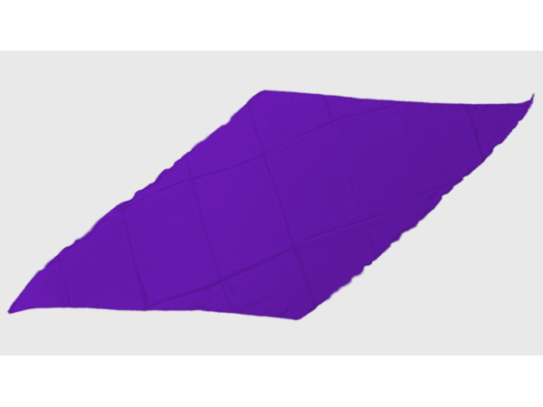 Diamond Cut Silk 24 inch (PURPLE) by Magic by Gosh - Trick