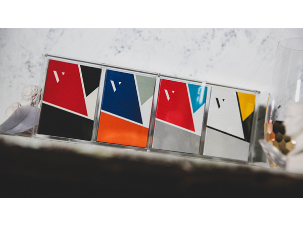 Crystal Playing Card Display 4 Deck Case by TCC