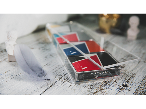 Crystal Playing Card Display 4 Deck Case by TCC