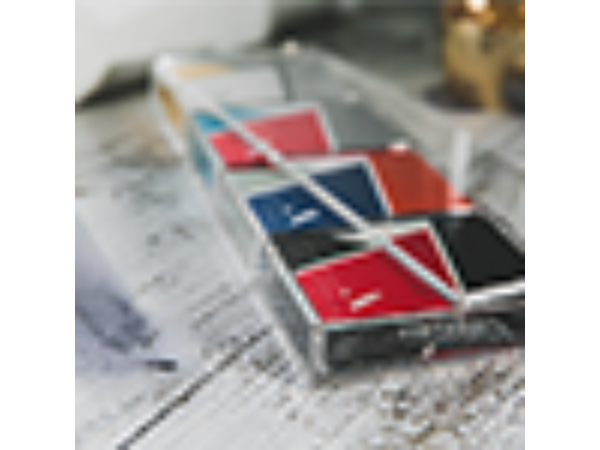 Crystal Playing Card Display 4 Deck Case by TCC