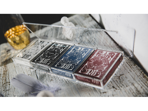 Crystal Playing Card Display 4 Deck Case by TCC