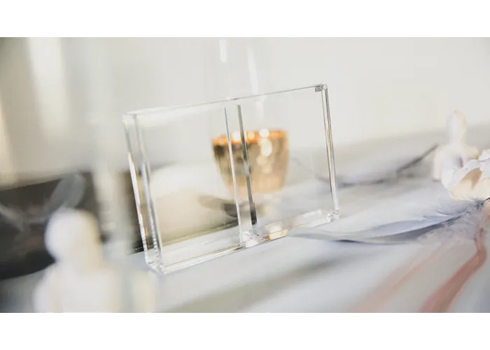 Crystal Playing Card Display 2 Deck Case by TCC - Trick