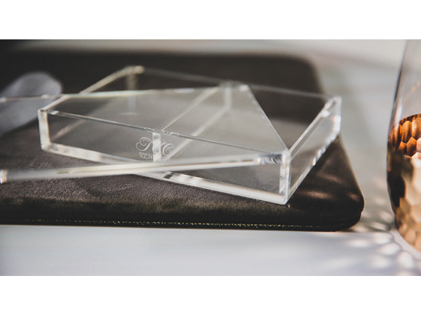 Crystal Playing Card Display 2 Deck Case by TCC - Trick