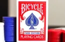 Limited Edition Gilded Bicycle Faro (Red) Playing Cards – Image 1