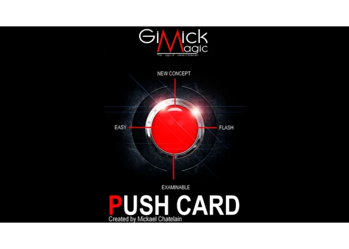 PUSH CARD (German) by Mickael Chatelain  - Trick