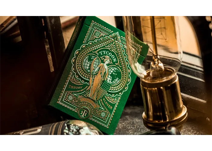 Limited Edition Green Tycoon Playing Cards by theory11
