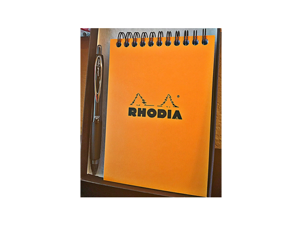 SvenPad® Elegance Rhodia® Edition (Single, Orange Cover) - Trick