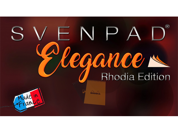SvenPad® Elegance Rhodia® Edition (Single, Black Cover) - Trick