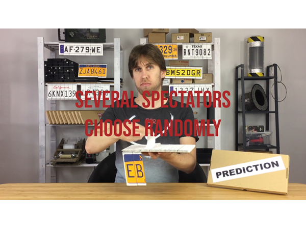 LICENSE PLATE PREDICTION - NEW YORK (Gimmicks and Online Instructions) by Martin Andersen - Trick