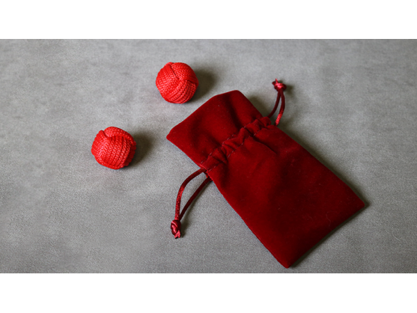 Monkey Fist Chop Cup Balls (1 Regular and 1 Magnetic) by Leo Smetsters - Trick