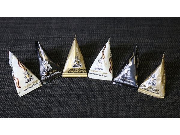 Sugar Packet (3 Regular and 3 Magnetic) by Leo Smetsters - Trick
