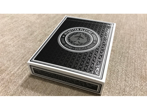 Premier Edition in Jet Black (Private Reserve) by Jetsetter Playing Cards