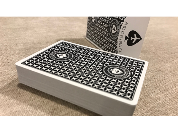 Premier Edition in Jet Black (Private Reserve) by Jetsetter Playing Cards