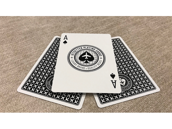 Premier Edition in Jet Black (Private Reserve) by Jetsetter Playing Cards