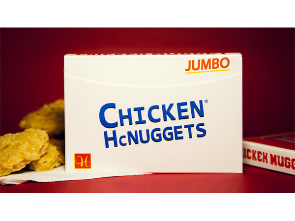 Jumbo Chicken Nugget Playing Cards - Red