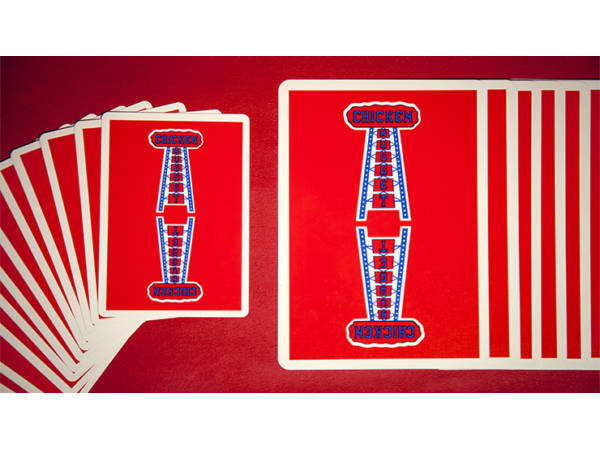 Jumbo Chicken Nugget Playing Cards - Red