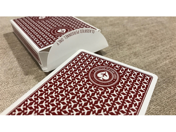 Premier Edition in Restricted Red by Jetsetter Playing Cards