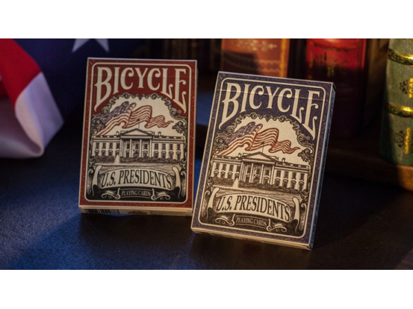 Bicycle U.S. Presidents Playing Cards (Republican Red) by U.S. Playing Card Company