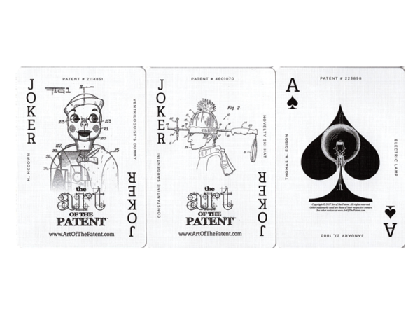 Limited Edition Art of the Patent (Famous) Playing Cards