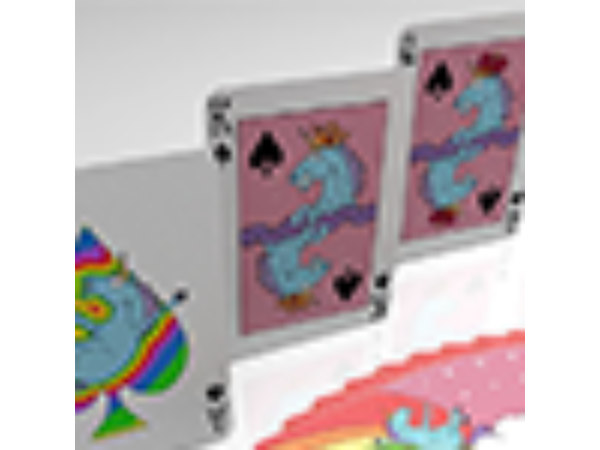 Rainbow Unicorn Fun Time! Playing Cards by Handlordz