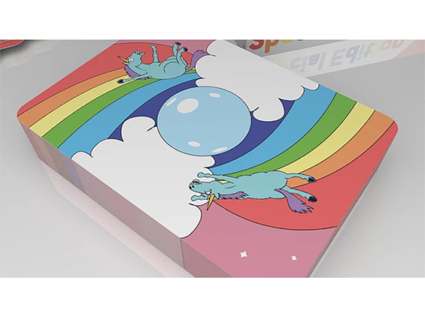 Rainbow Unicorn Fun Time! Playing Cards by Handlordz