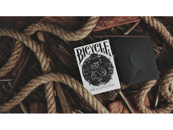 Bicycle Dragonlord White Edition Playing Cards (Includes 5 Gaff Cards)