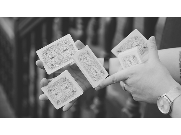 Bicycle Dragonlord White Edition Playing Cards (Includes 5 Gaff Cards)