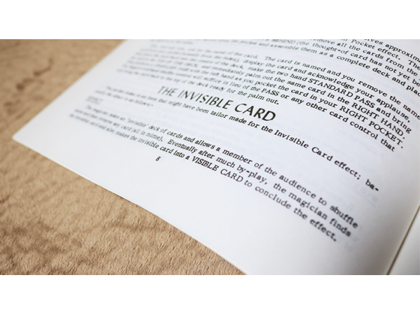 Effects with the Card Index by Mark Weston - Book