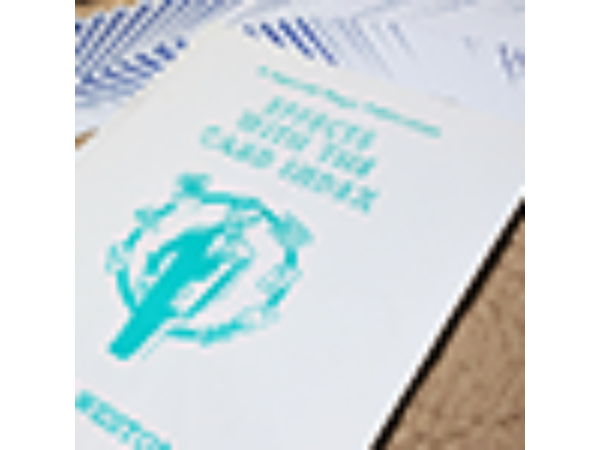 Effects with the Card Index by Mark Weston - Book