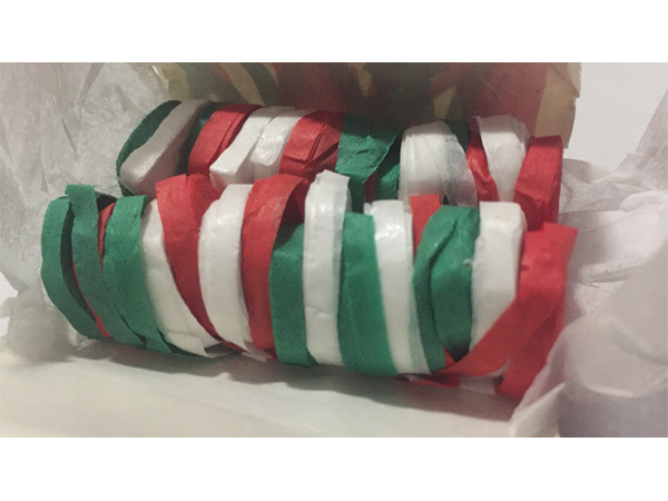 Carnival Streamer Christmas (Red, White and Green) by Ra Magic - Trick