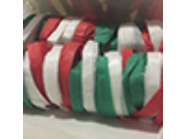 Carnival Streamer Christmas (Red, White and Green) by Ra Magic - Trick