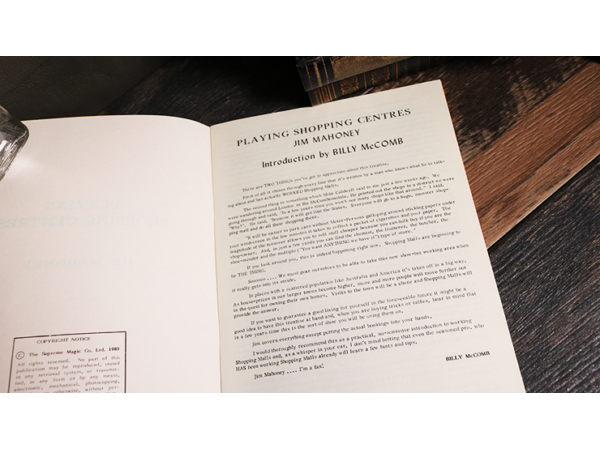 Playing Shopping Centers by Jim Mahoney - Book