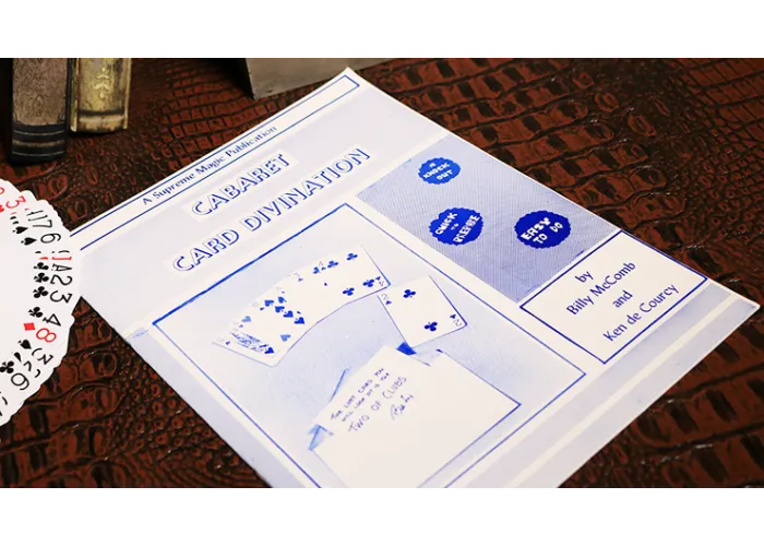Cabaret Card Divination by Billy McComb and Ken de Courcy - Book