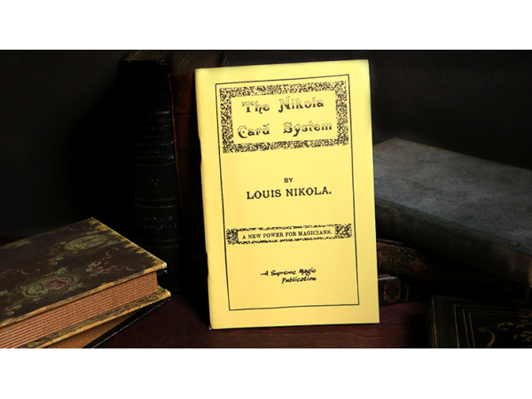 The Nikola Card System by Louis Nikola - Book