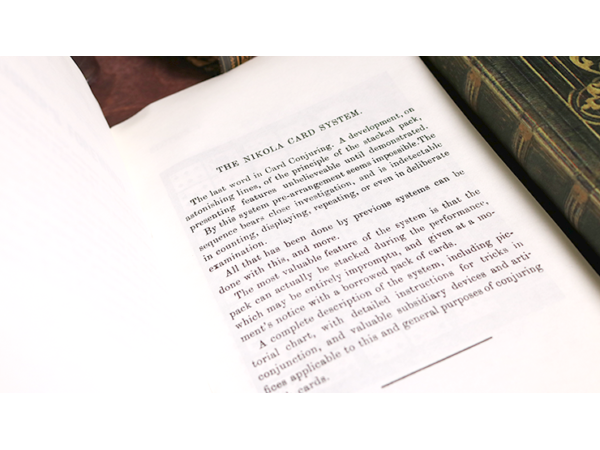 The Nikola Card System by Louis Nikola - Book