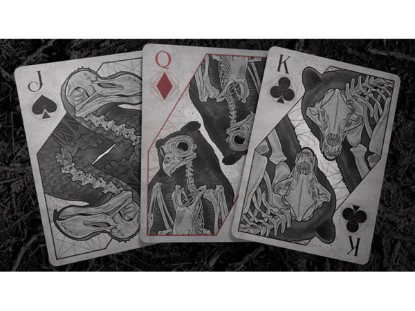 Bones (Dust) Playing Cards by Brain Vessel
