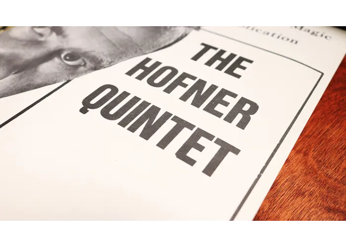 The Hofner Quintet by John Hofner - Book