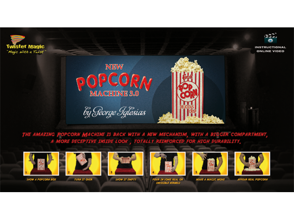Popcorn Machine 3.0 by George Iglesias and Twister Magic - Trick