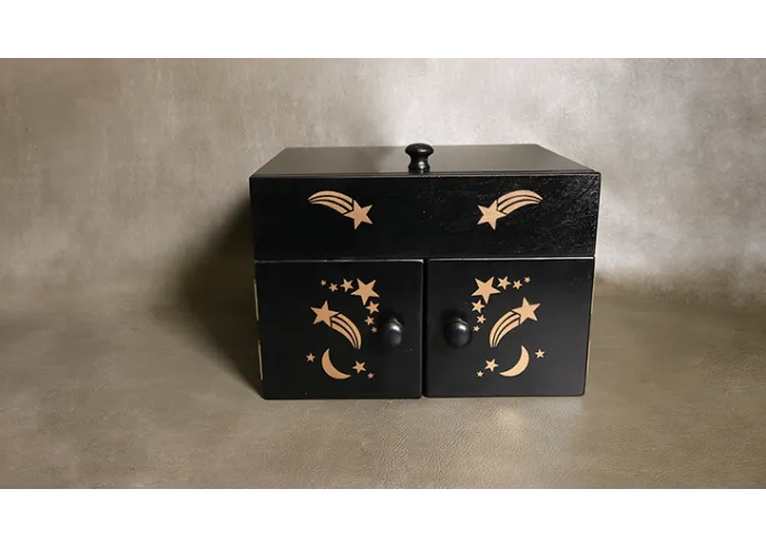 Drop Down Mirror Box (Small/Black) by Ickle Pickle  - Trick