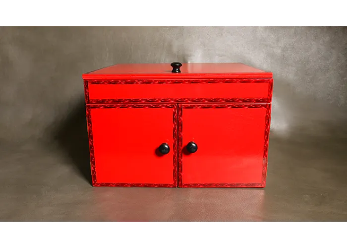 Drop Down Mirror Box (Large/Red) by Ickle Pickle - Trick