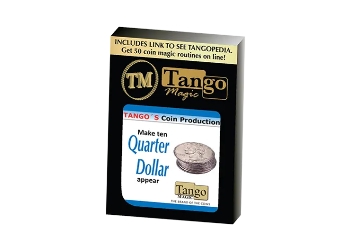 Tango Coin Production - Quarter D0185 (Gimmicks and Online Instructions) by Tango - Trick