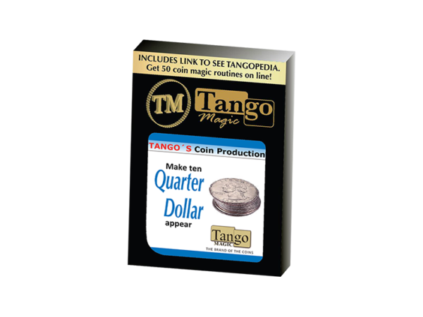 Tango Coin Production - Quarter D0185 (Gimmicks and Online Instructions) by Tango - Trick