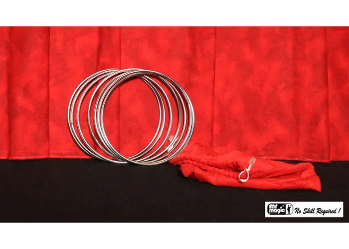 5" Linking Rings SS (7 Rings) by Mr. Magic - Trick