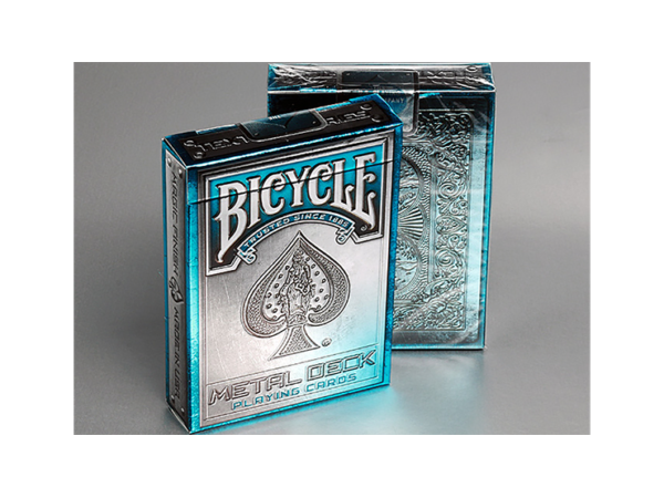 Bicycle Metal Rider Back Playing Cards (Blue) by Collectable Playing Cards