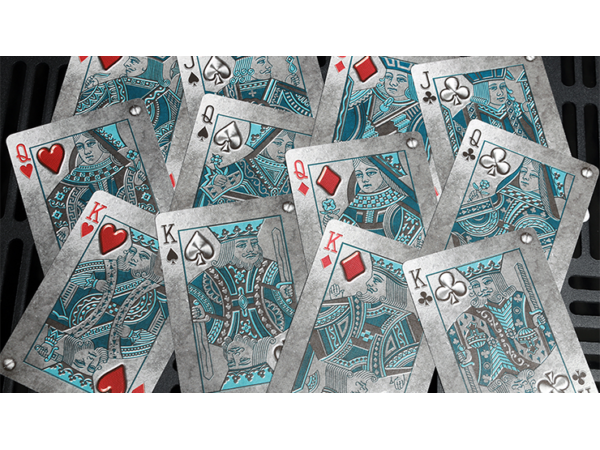 Bicycle Metal Rider Back Playing Cards (Blue) by Collectable Playing Cards