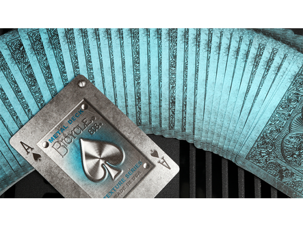 Bicycle Metal Rider Back Playing Cards (Blue) by Collectable Playing Cards