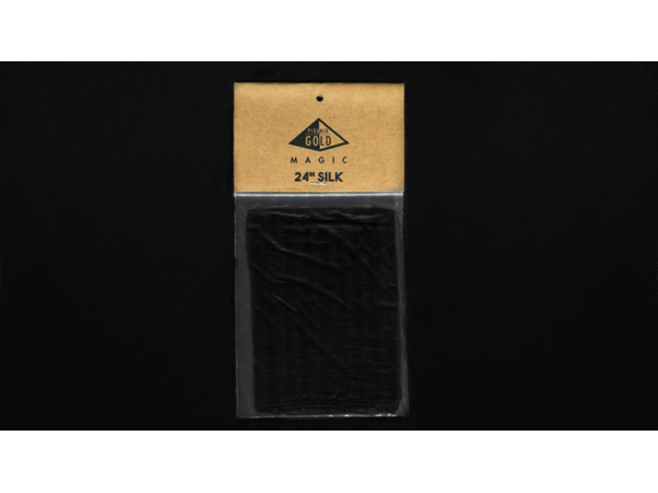 Silk 24 inch (Black) by Pyramid Gold Magic