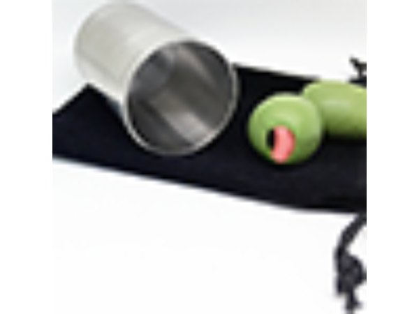 Spirit/Shot Measure "Chop Cup" with Olives By Mike Busby