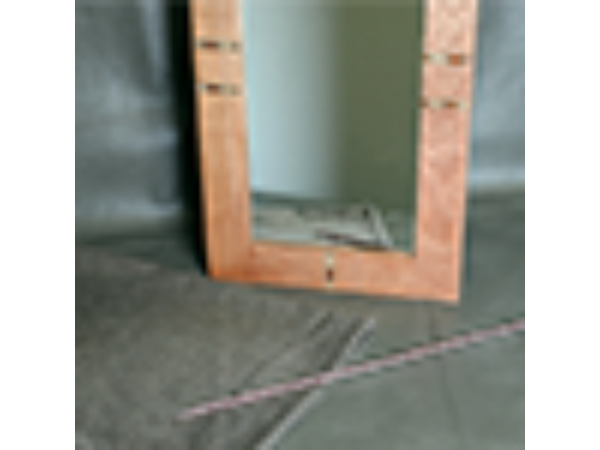 Flexible Mirror/Needle Through Mirror by Tony Karpinski